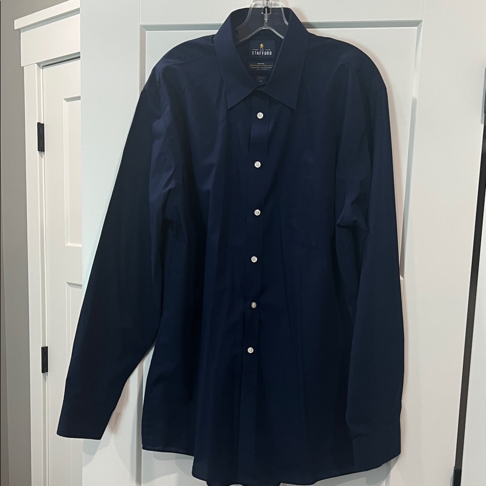 Stafford Navy Travel Performance Jacket